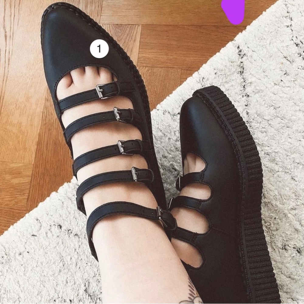 T.U.X. Strapped shoes